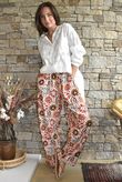Riad Nights Relaxesd Barrel Pant Rust